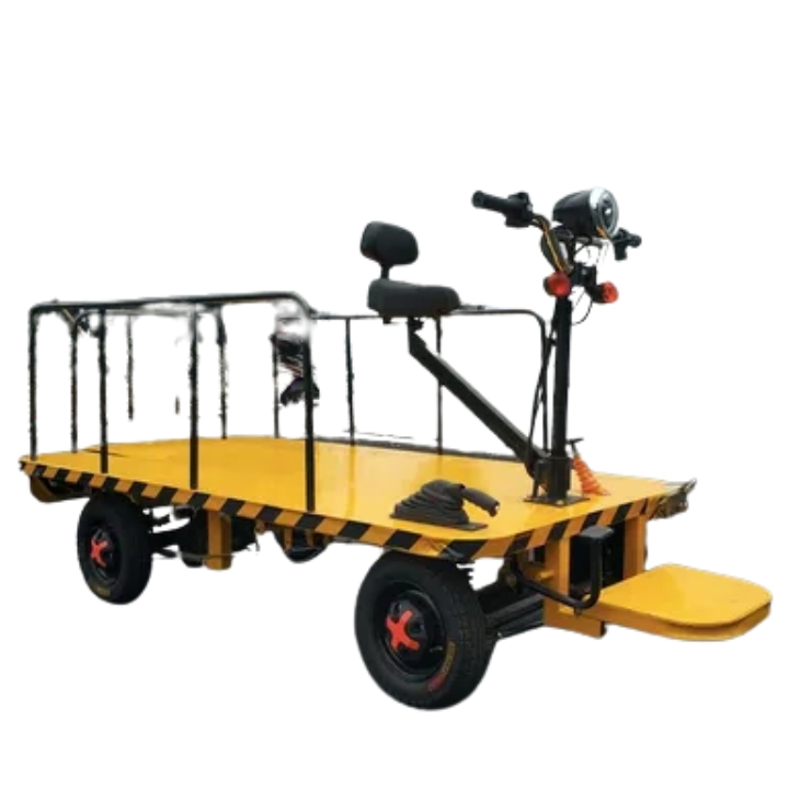 4 Wheel Mini E Flat-Bed Loader