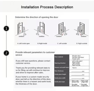 Stainless Steel Hotel Door Lock 1800 – Secure Keyless Entry System for Room