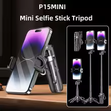 P15 Mini 3-in-1 Selfie Stick Tripod with Wireless Remote