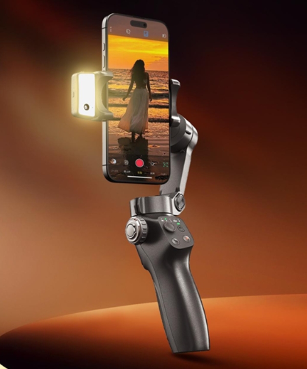 CM8 Smartphone Gimbal Stabilizer Foldable 3-axis Anti-shake Vlog Shooting