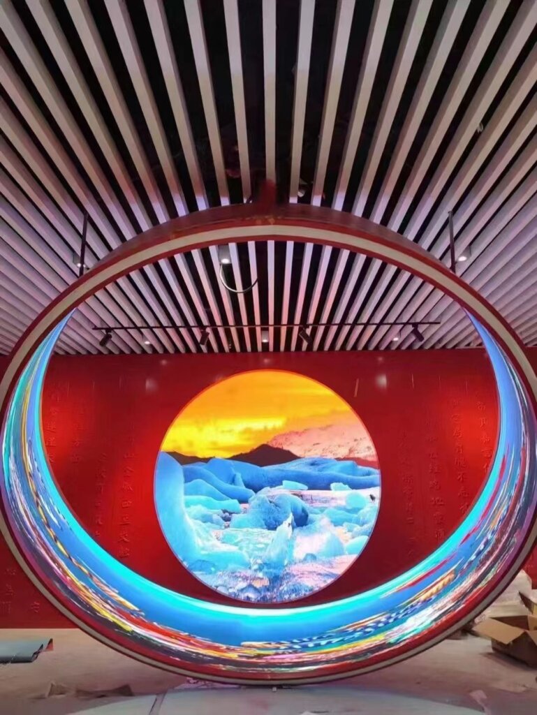 LED Ribbon Display Screen – Decorative Art Installation & Visual Showcase