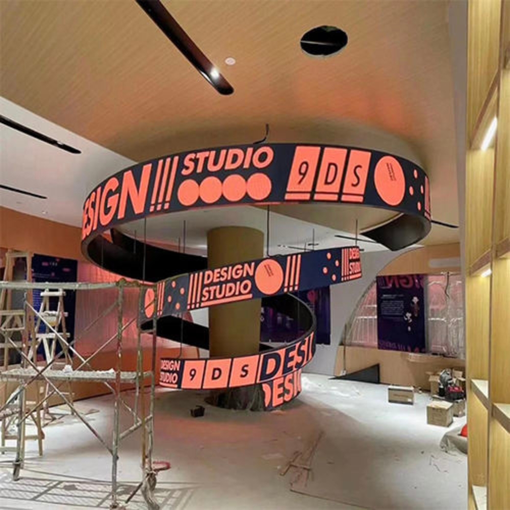 LED Ribbon Display Screen – Decorative Art Installation & Visual Showcase